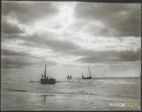 Bateaux sur la Manche (Berck)