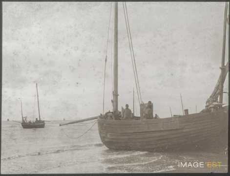 Bateaux sur la Manche (Berck)