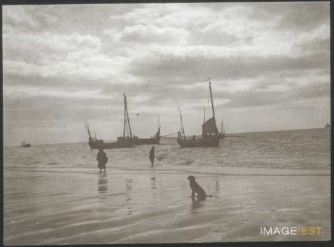 Bateaux sur la Manche (Berck)