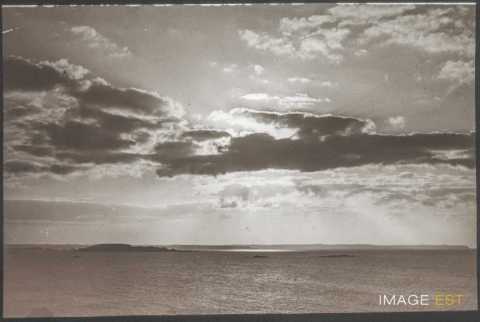 Coucher de soleil sur la Manche (Saint-Lunaire)