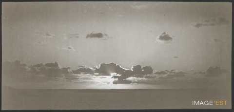 Coucher de soleil sur la Manche (Saint-Lunaire)