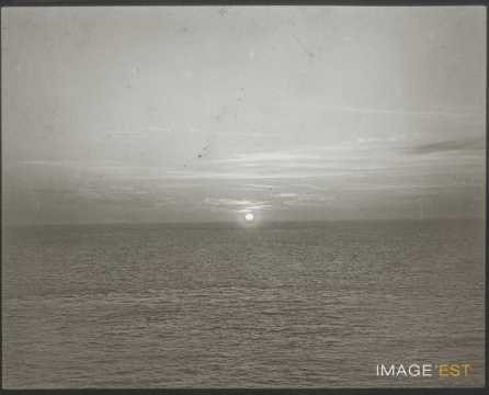 Coucher de soleil sur la Manche (Saint-Lunaire)