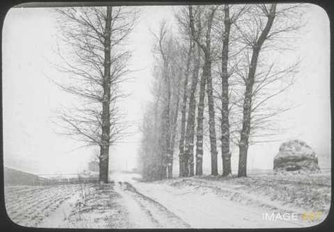 Paysage enneigé (Blainville-sur-l'Eau)