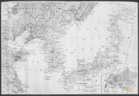 Carte de l'Asie du Sud