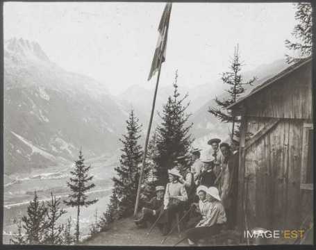Groupe de marcheurs (Valloire)