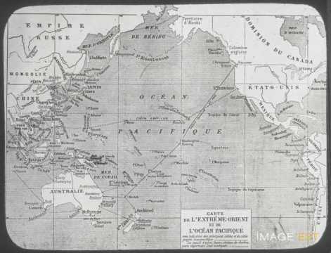 Carte de l'Océan pacifique