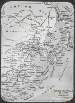 Carte de l'Asie de l'Est
