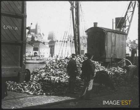 Débarquement de marchandises (Boulogne-sur-Mer)