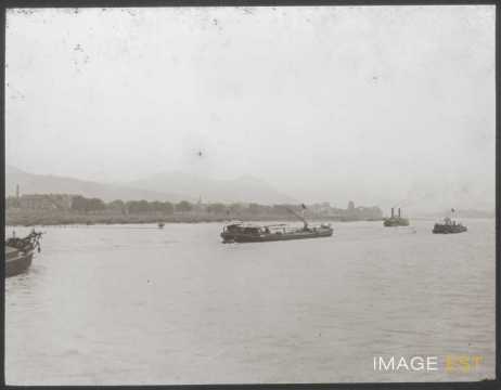 Bateaux sur le Rhin (Königswinter)