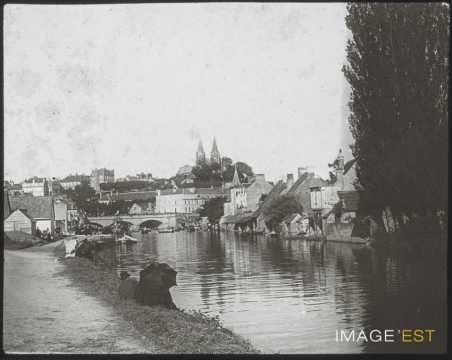 Quais de la Vire à Saint-Lô (Manche)