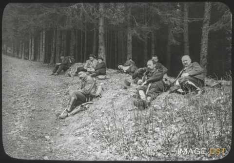 Marcheurs au repos (Guebwiller)