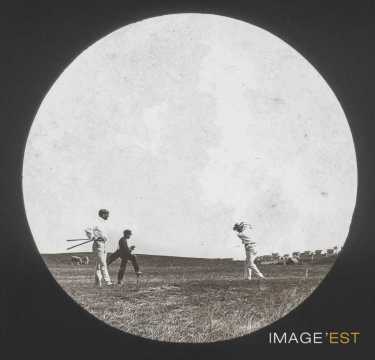 Joueurs de golf (Saint-Lunaire)