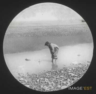Enfant sur la plage (Dieppe)