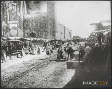 Rue animée (Samarcande)