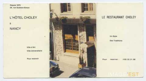 Hôtel restaurant Choley (Nancy)
