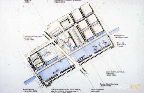 Plan d'aménagement du quartier Meurthe et Canal (Nancy)