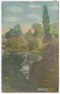 André Schaeffer près d'un cours d'eau