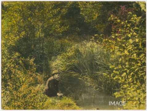André Schaeffer au bord de l'eau