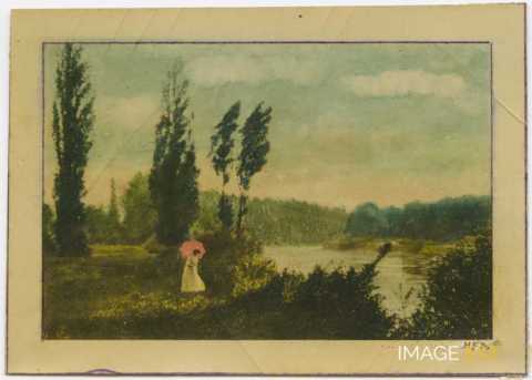 Hylda près d'un cours d'eau
