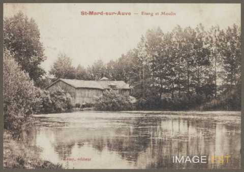 Étang et moulin (Saint-Mard-sur-Auve)