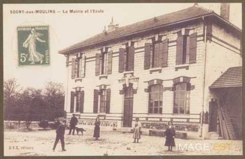 Mairie et école (Sogny-aux-Moulins)