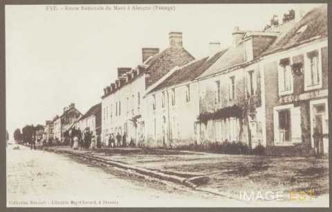 Route nationale du Mans à Alençon (Fyé)