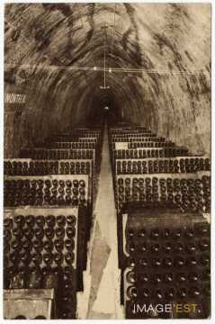 Galerie de vin des Champagnes Pommery et Greno