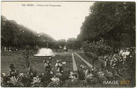 Pelouse des Promenades à Reims