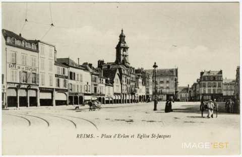 Place d'Erlon à Reims
