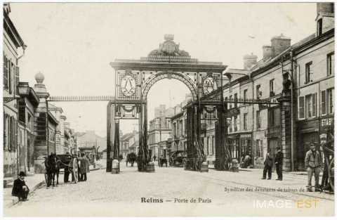 Porte de Paris à Reims