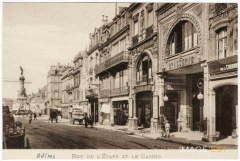 Rue de l'Étape et Casino (Reims)