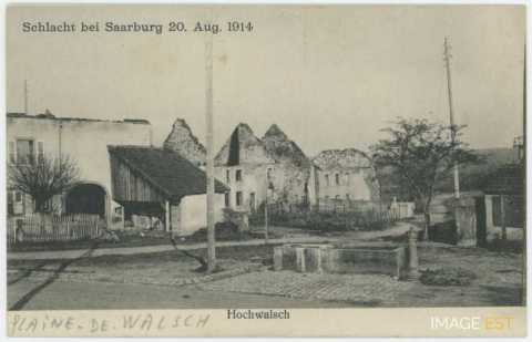 Maisons détruites (Plaine-de-Walsch)