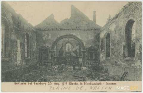 Église en ruine (Plaine-de-Walsch)