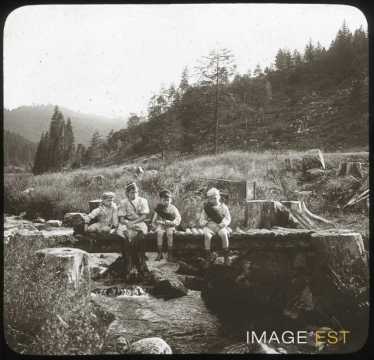 Groupe d'enfants (Gérardmer)