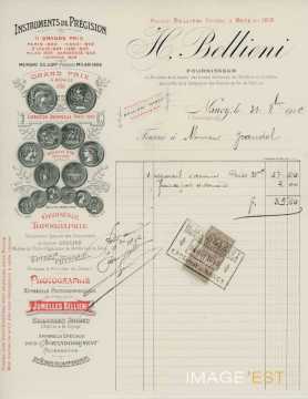Facture de la Maison Bellieni (Nancy)