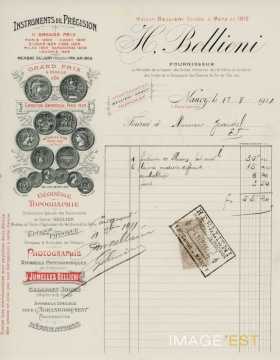 Facture de la Maison Bellieni (Nancy)