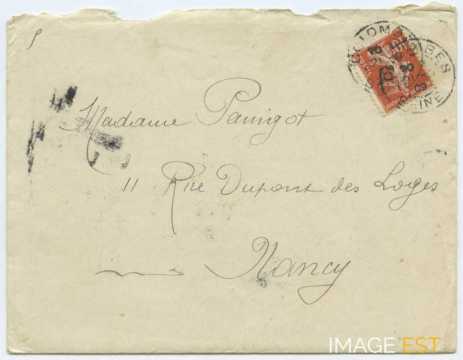 Enveloppe à madame Panigot  (Nancy)