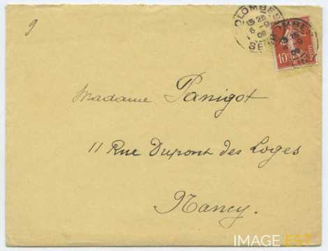 Enveloppe à madame Panigot
