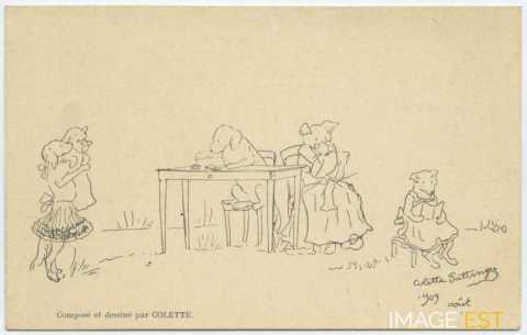 Famille de chiens