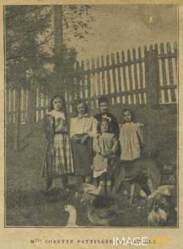 Mlle Colette Pattinger en famille