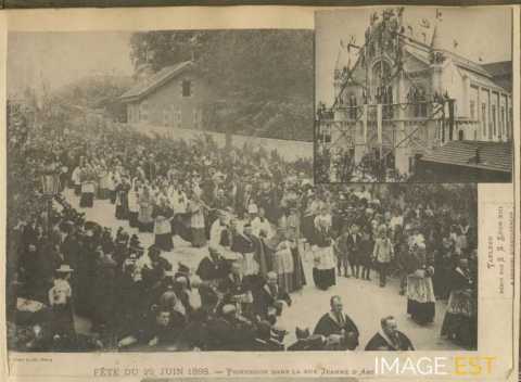 Procession de la rue Jeanne d'Arc (Nancy)