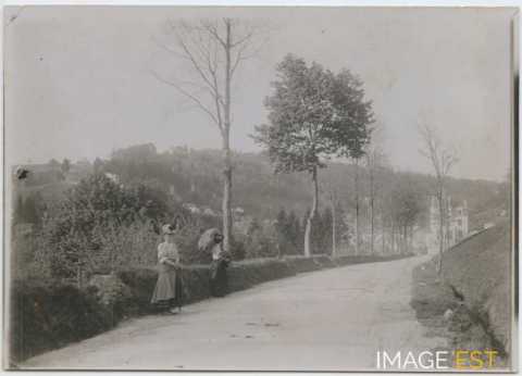 Élégantes sur une route