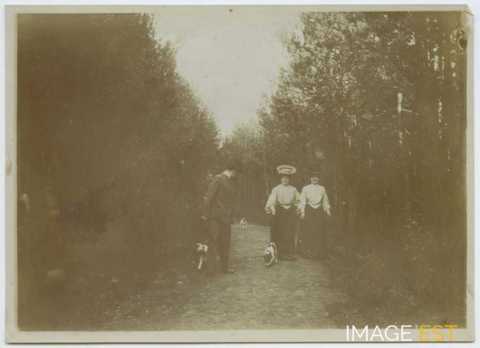 Groupe de promeneurs