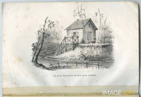 Vue de la chaumière du Bois de la Sablière (Nancy)