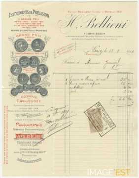 Facture de la Maison Bellieni (Nancy)