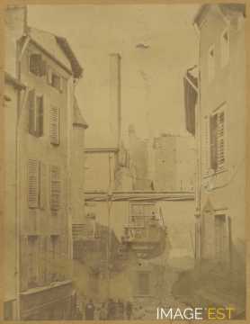 Palais ducal après l'incendie de 1871 (Nancy)