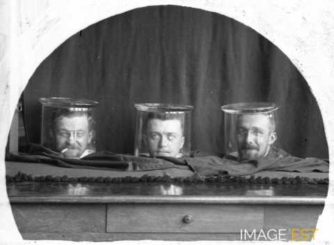 Têtes d'étudiants en médecine (1875-1940)