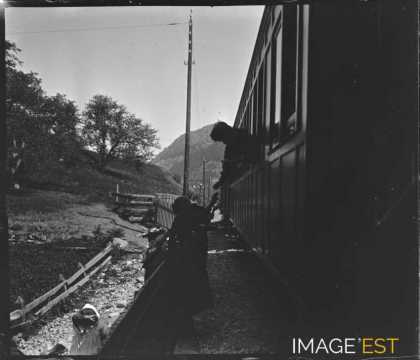 Train à l'arrêt (Suisse)