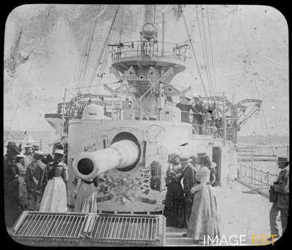 Touristes sur un bateau