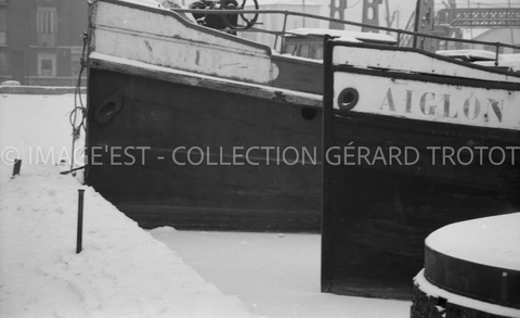 Canal gelé (Nancy)
